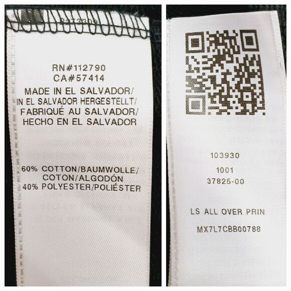 True Religion LS All Over Print Pullover Hoodie Men's Size 2XL - Picture 8 of 13